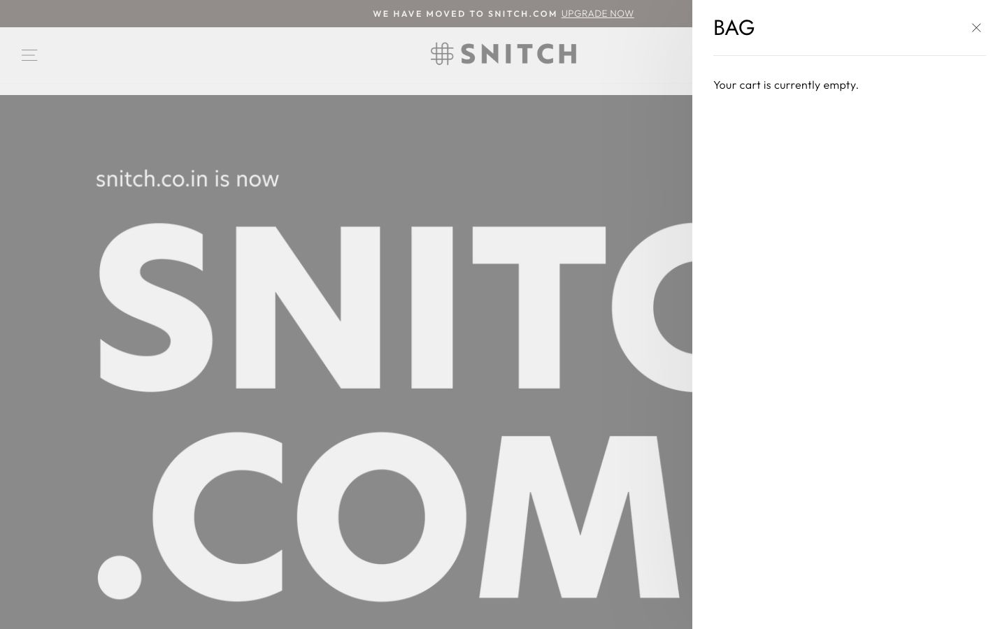 Snitch — Cart drawer (slide-in bag)