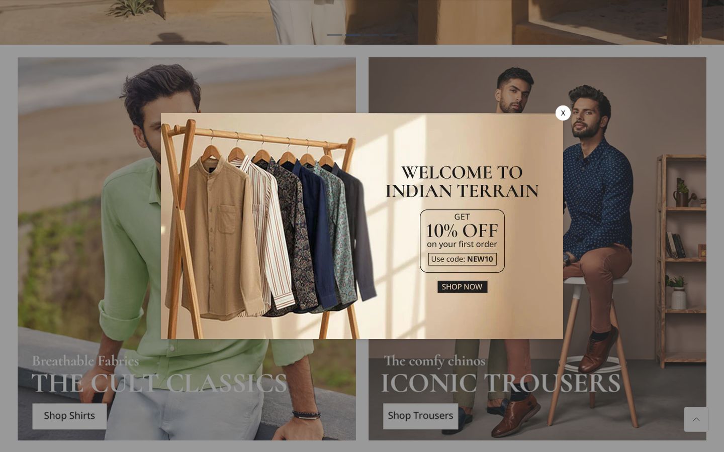 Indian Terrain — Homepage (social proof section)